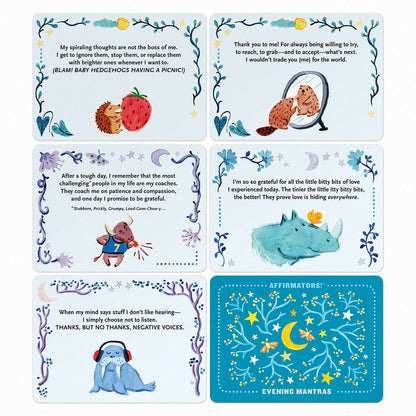Knock Knock - Affirmators!® Mantras (Evening) Nightly Affirmation Cards