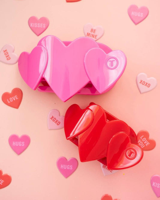 Heart to Heart Flat Hair Clip