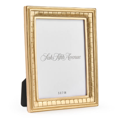 GOLD SCALLOP GILDED GLAM FRAME 5X7