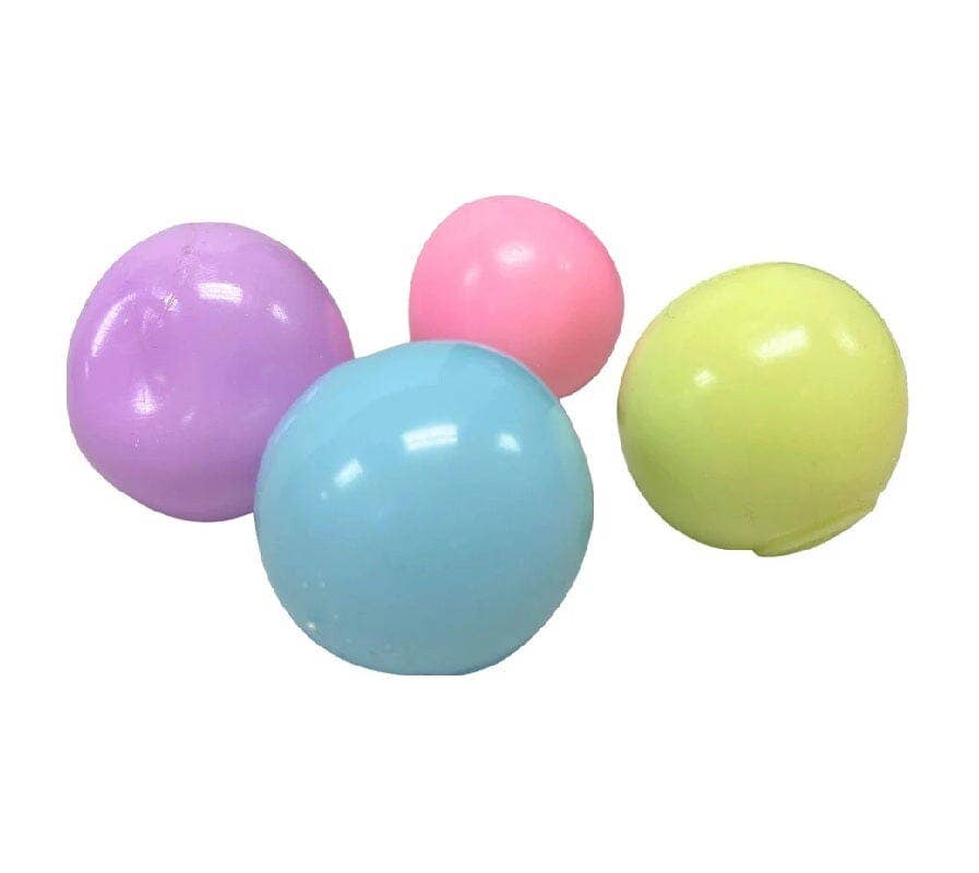 Showcase - Expressions Glow In The Dark Squeeze Ball Fidget Toys (12pc) – Stress Relief Sensory Toy