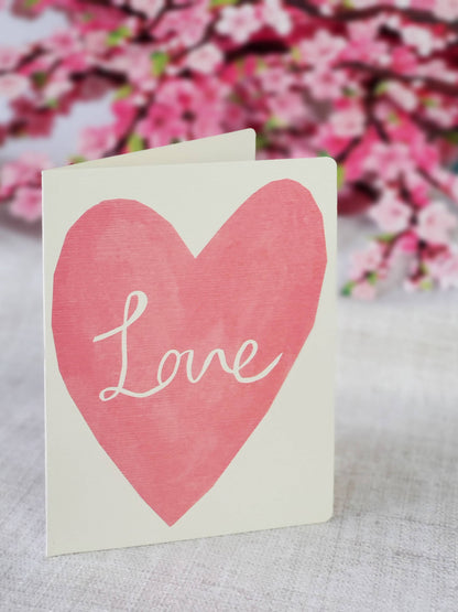 Cherry Blossom Wreath Pop-up Greeting Card