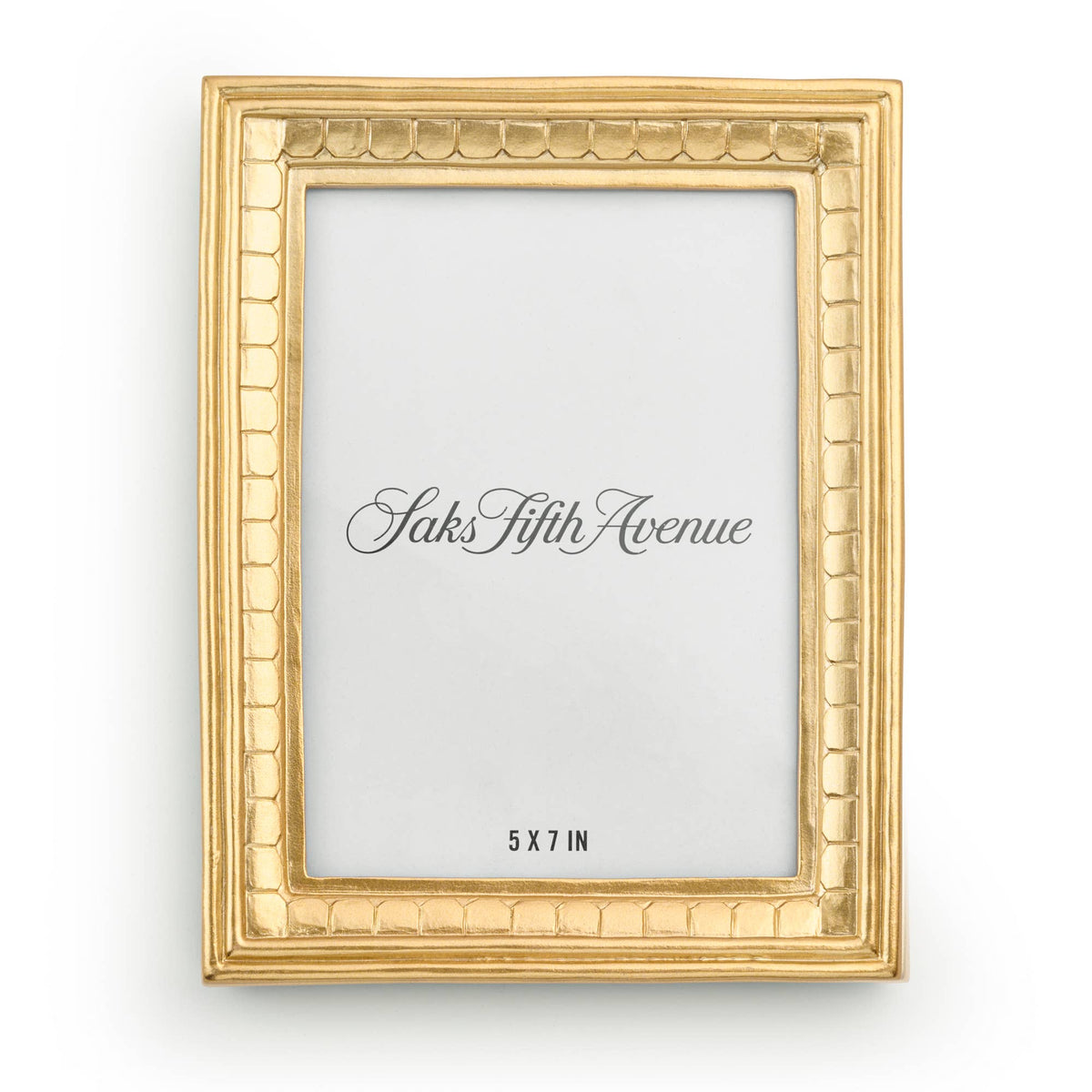 GOLD SCALLOP GILDED GLAM FRAME 5X7