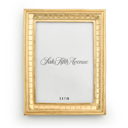 GOLD SCALLOP GILDED GLAM FRAME 5X7