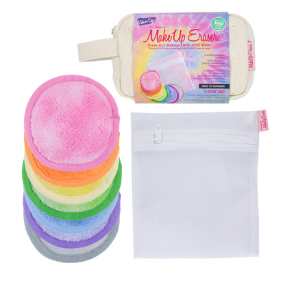 MakeUp Eraser - Ride Or Dye 7-Day Set with Cosmetic Bag