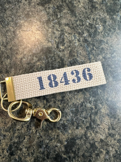 Local Love Two Sided Zipcode Keychain