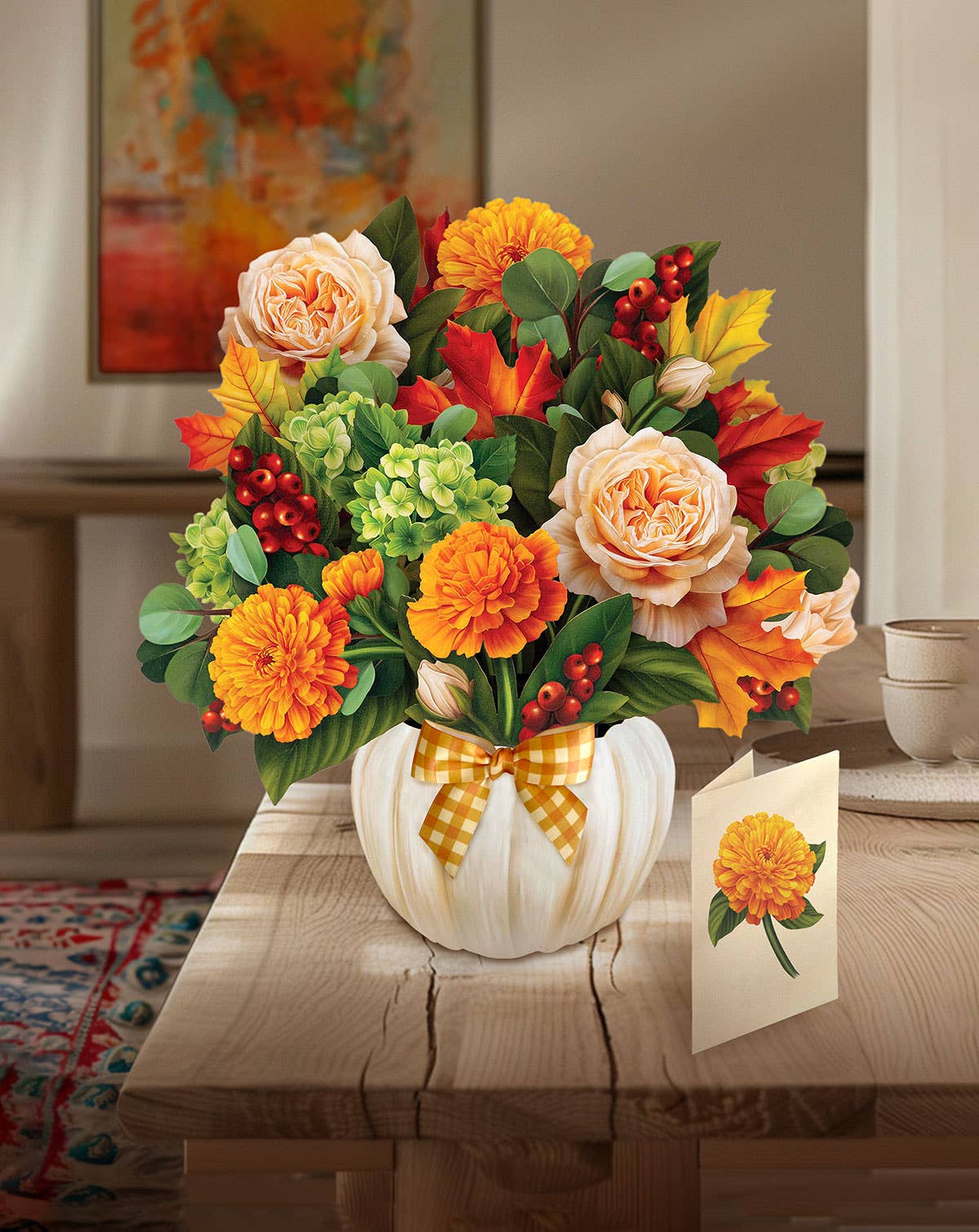 Pumpkin Spice Pop up card