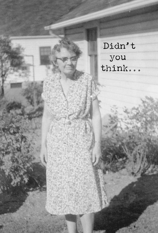 Didn't You Think..Trash Talk Cards