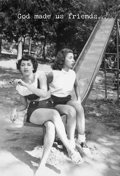 Made us Friends...Trash Talk Cards