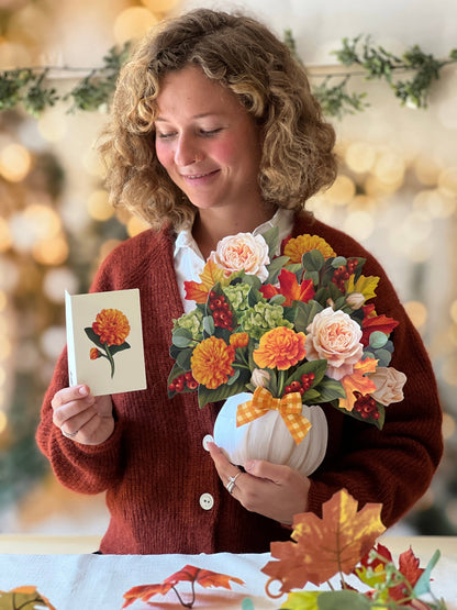 Pumpkin Spice Pop up card