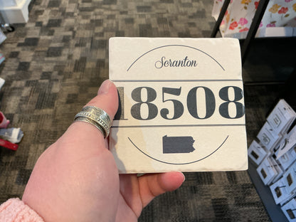 Custom Zip Code Tipsy Coasters