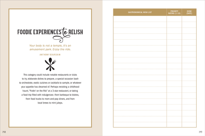 My Bucket List: Living the Dream