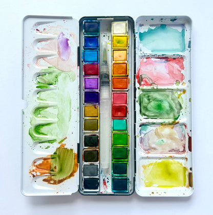 Paint & Pigment Studios - Watercolor Paint Set - 24 Colors