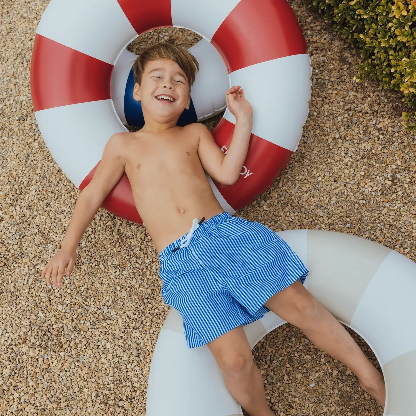 FUNBOY - Kids Vintage Tube Float - Red, 34"