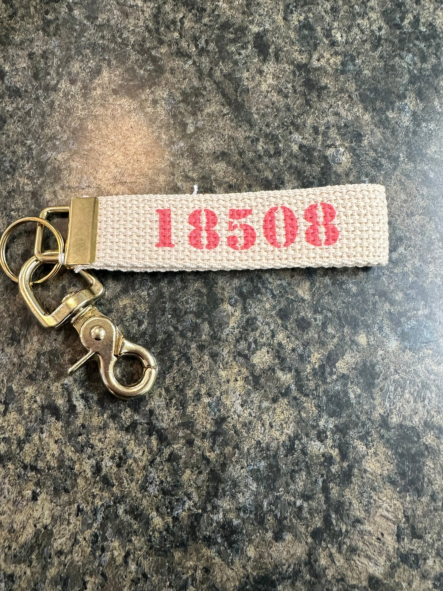 Local Love Two Sided Zipcode Keychain