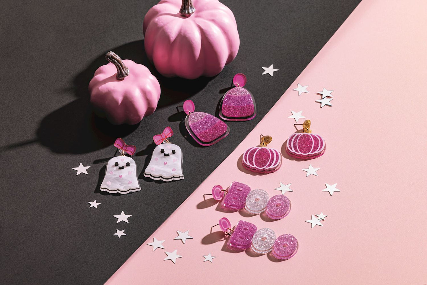 Halloween Acrylic Statement Earrings