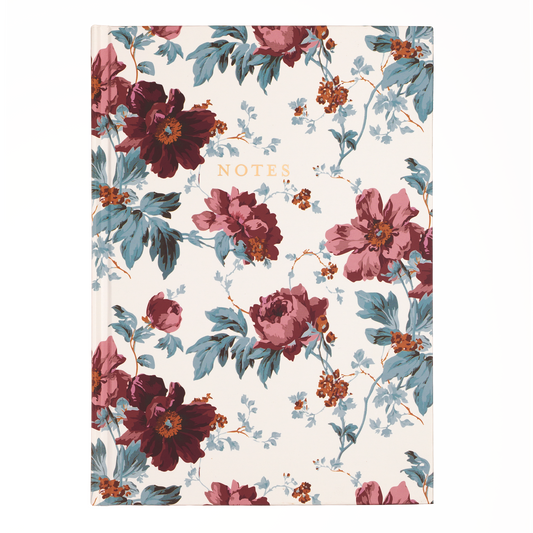 Laura Ashley Journal - Heritage Blooms Gold 6x8