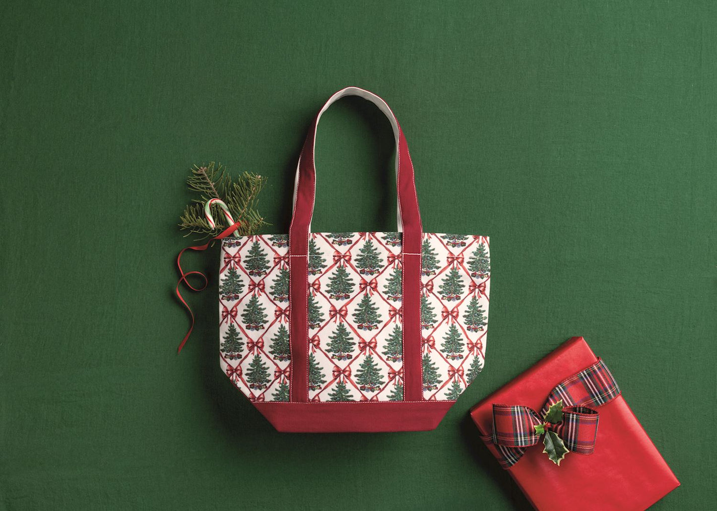 Christmas 2026 Mud Pie Canvas Tote