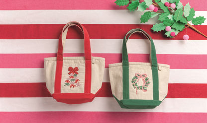 Mini Boat Tote Bag with beading