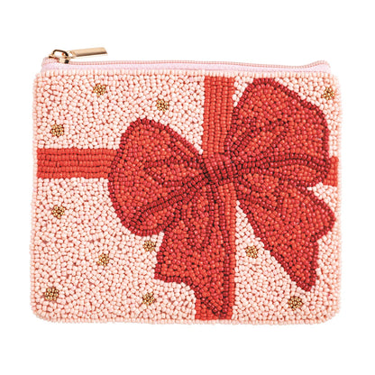 Holiday Beaded Coin Purses.