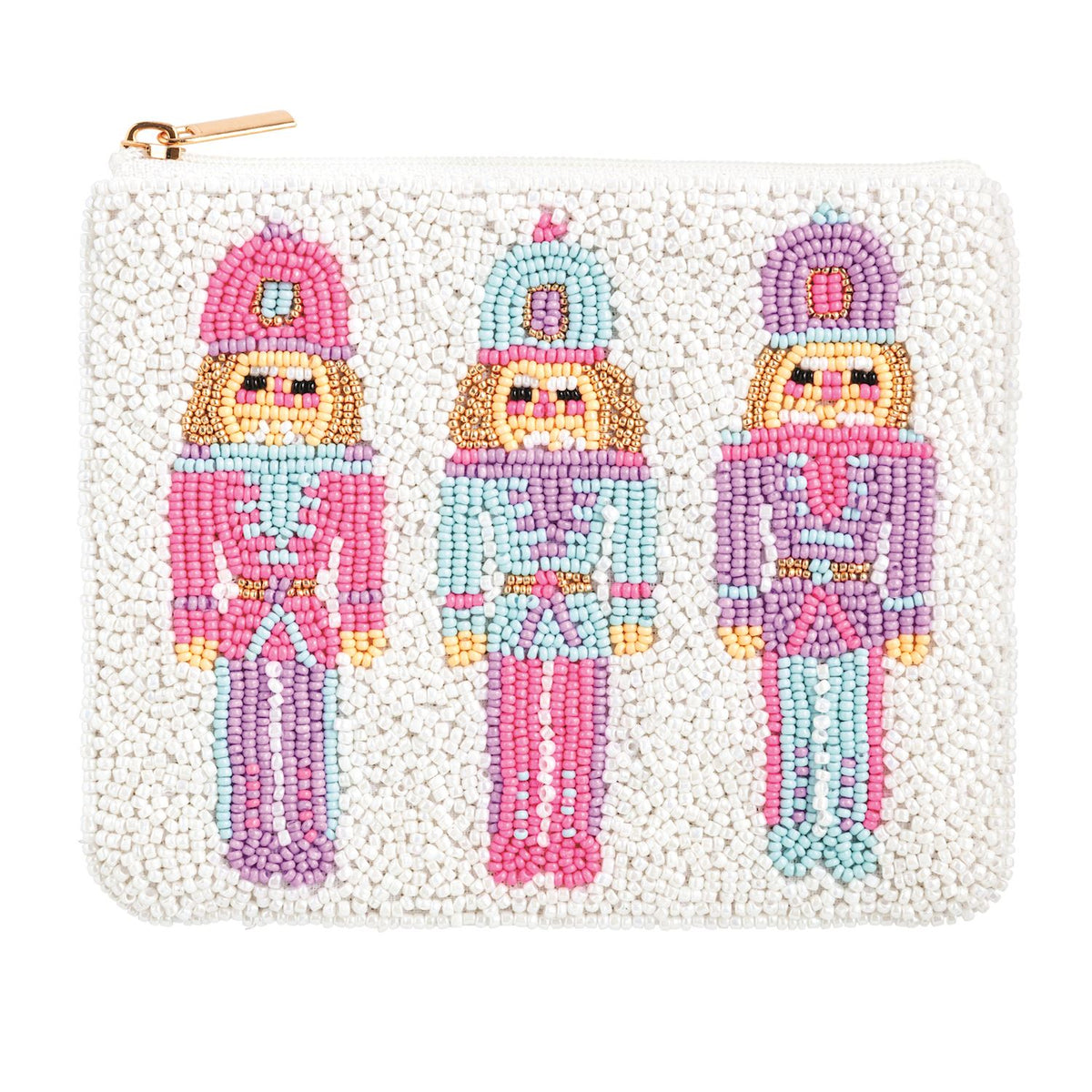 Holiday Beaded Coin Purses.