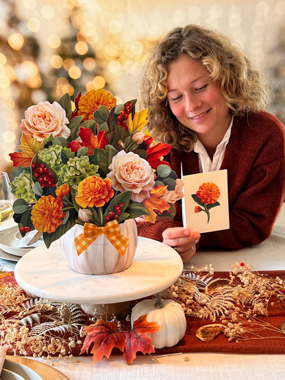 Pumpkin Spice Pop up card