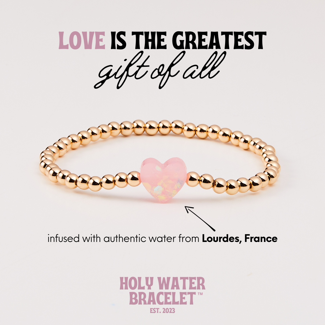 Holy Water Bracelet - HOLY WATER UNCONDITIONAL LOVE BRACELET: Crystal Pearl
