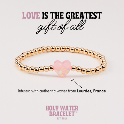 Holy Water Bracelet - HOLY WATER UNCONDITIONAL LOVE BRACELET: Crystal Pearl