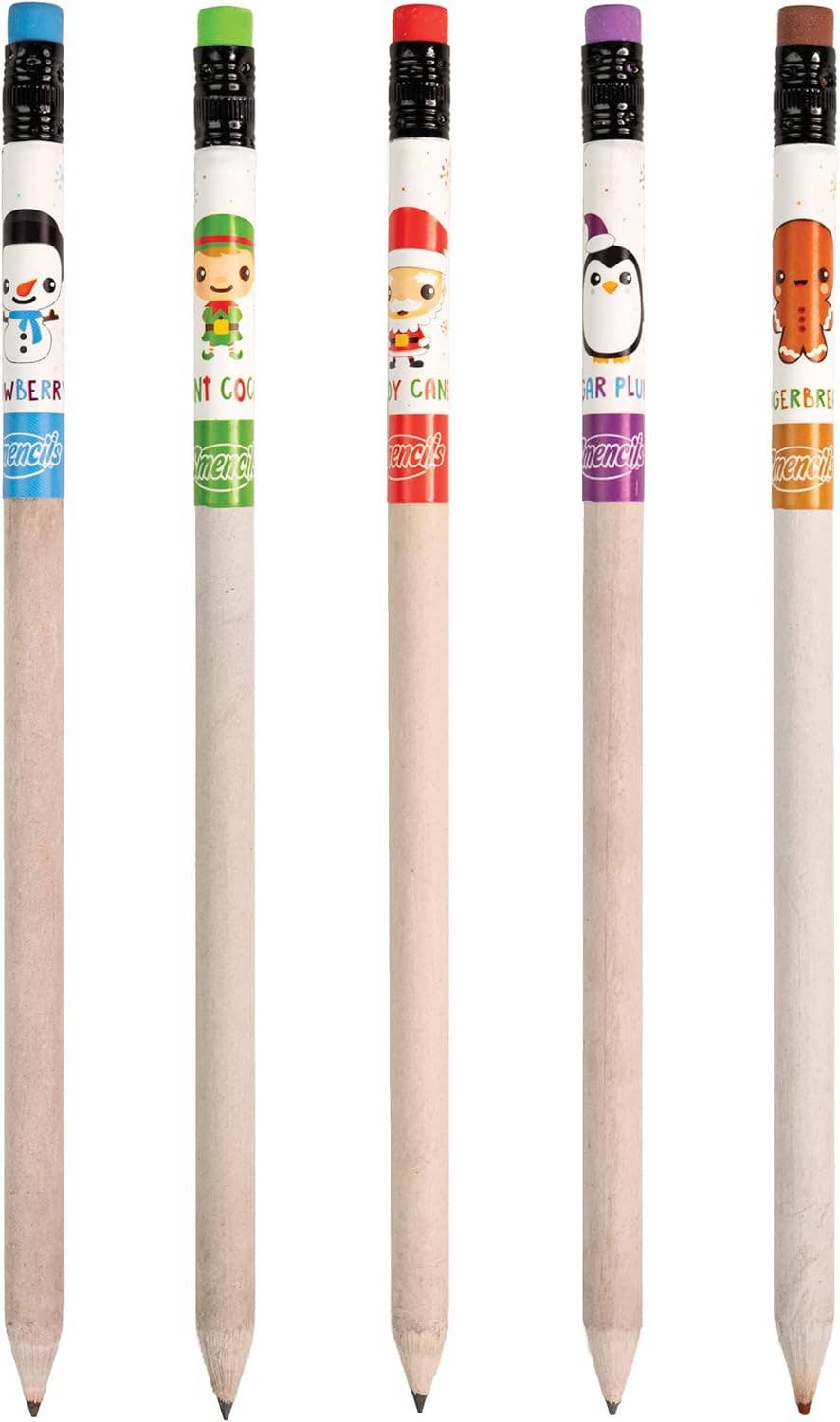 Scentco, Inc - Holiday Smencils Cylinder - Scented Pencils - 50 Count