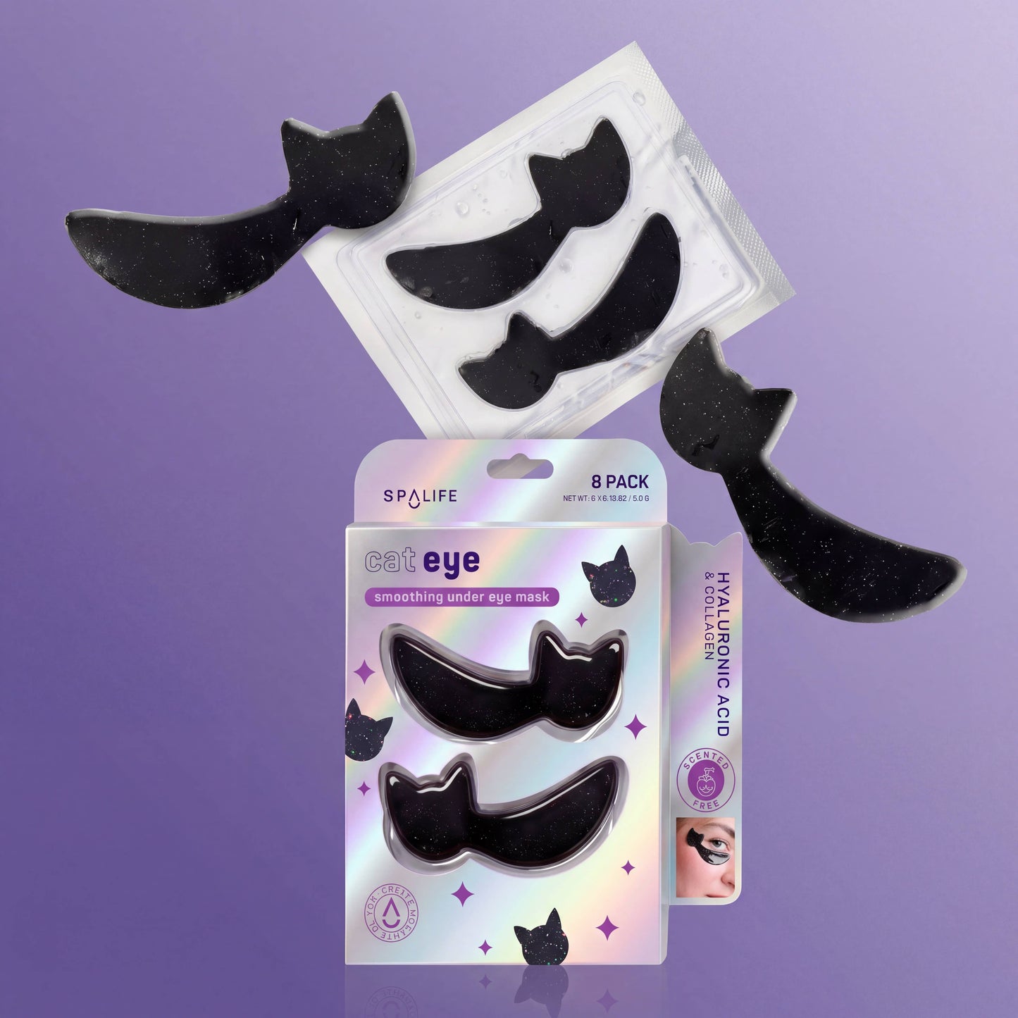 Halloween Cat Eye Hydrogel Undereye Patches