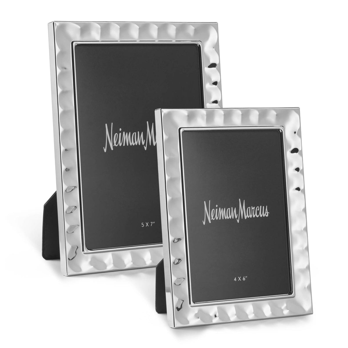 SILVER HAMMERED MODERN LUXE FRAME 5X7