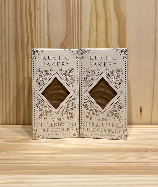 Mini Gingerbread Tile Cookies
