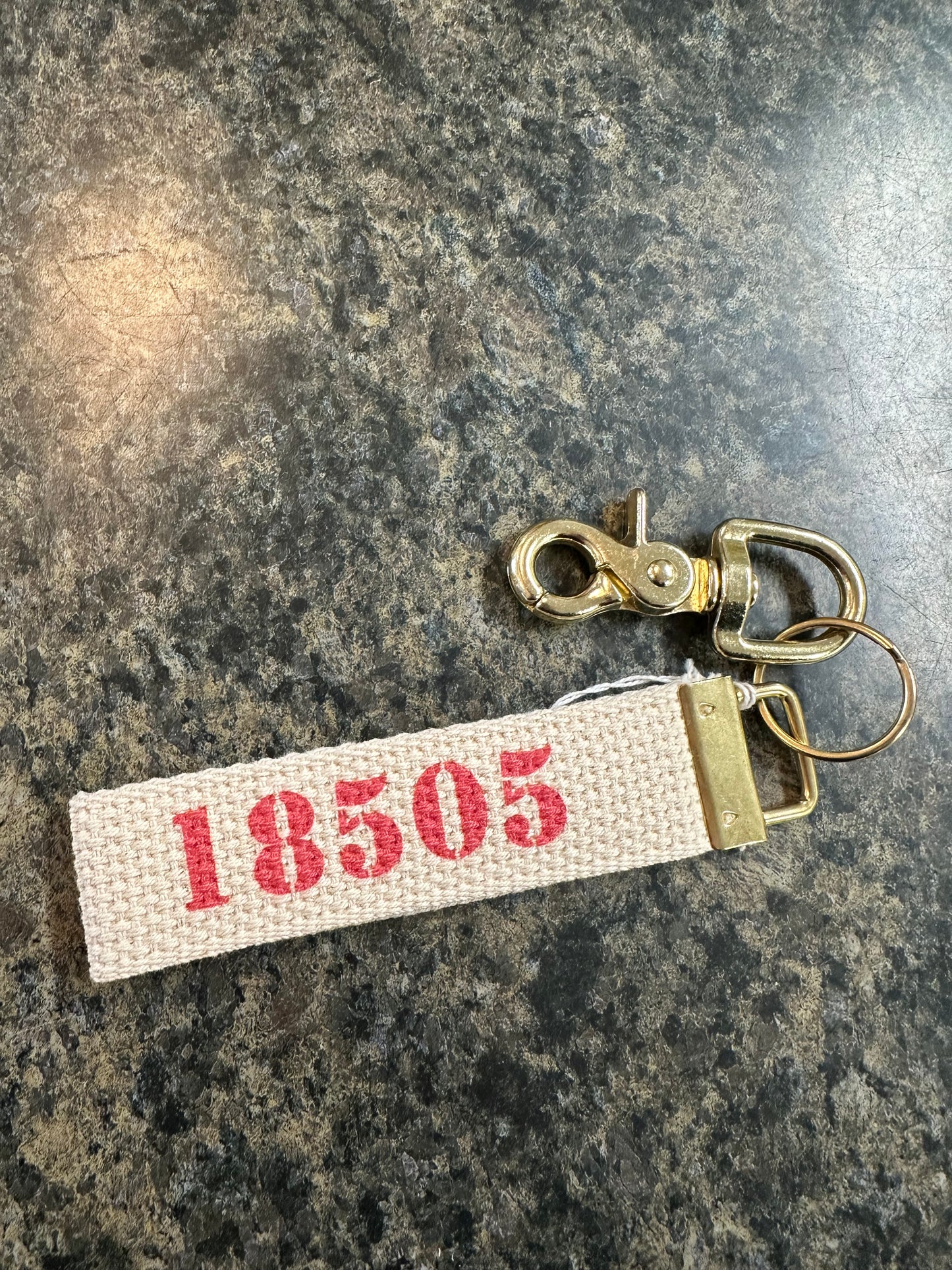 Local Love Two Sided Zipcode Keychain