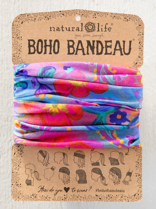 Boho Bandeau Neon Floral