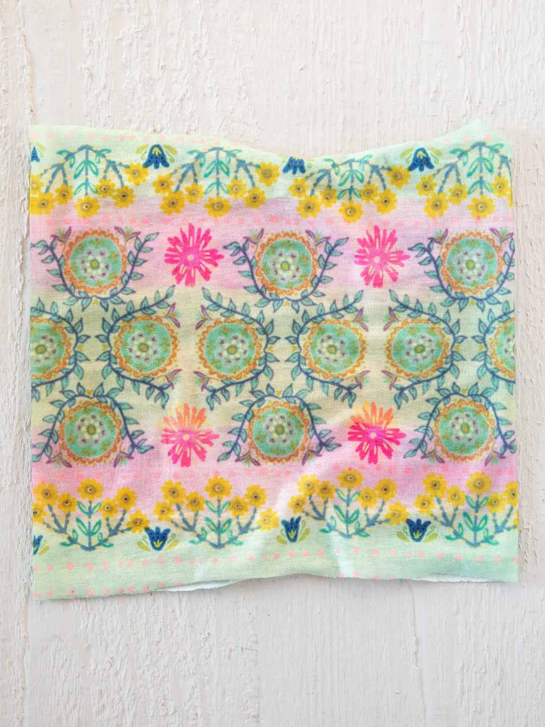 Boho Bandeau Half, Mint Borders