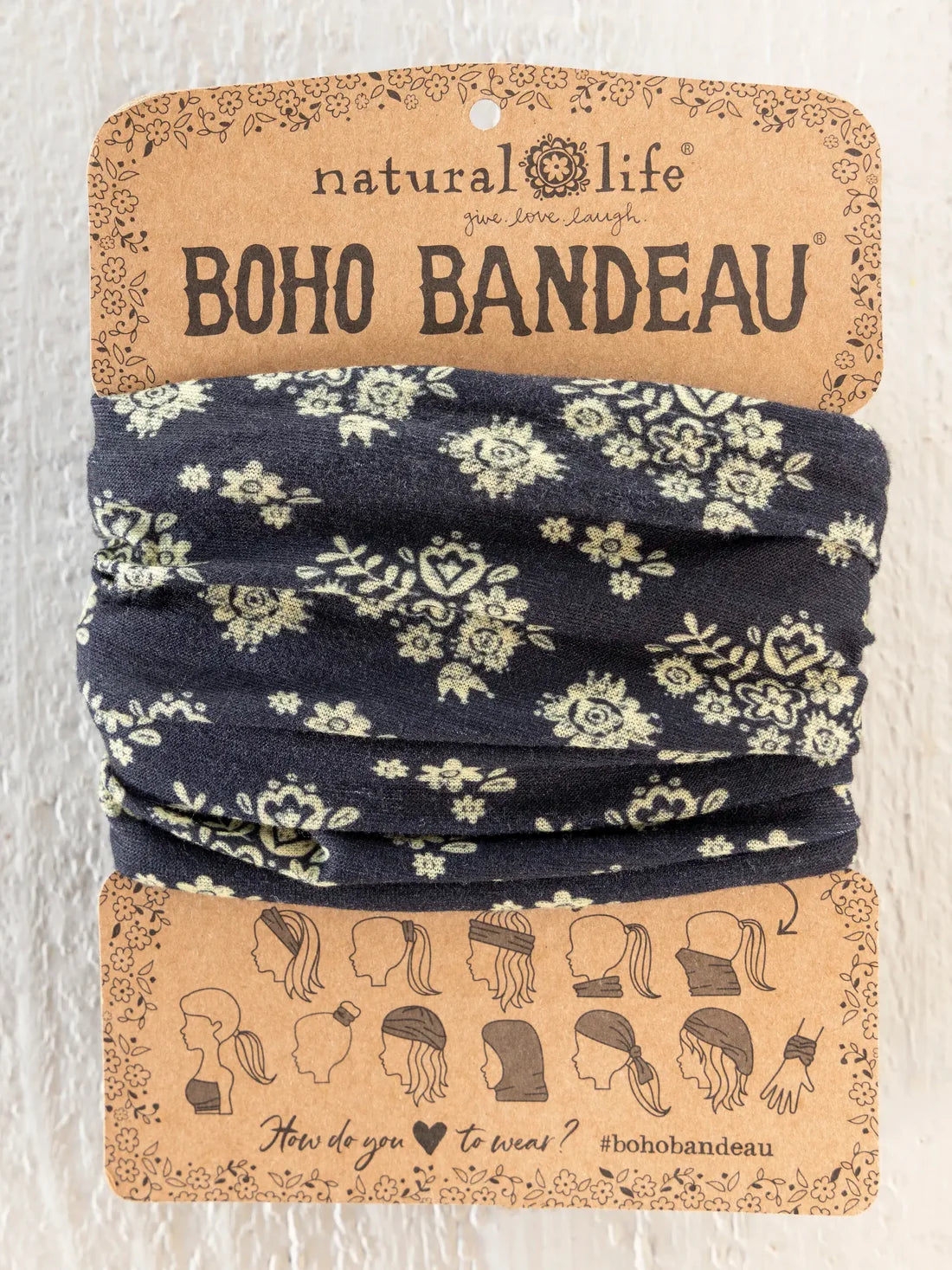 Black Mediallions boho bandeau