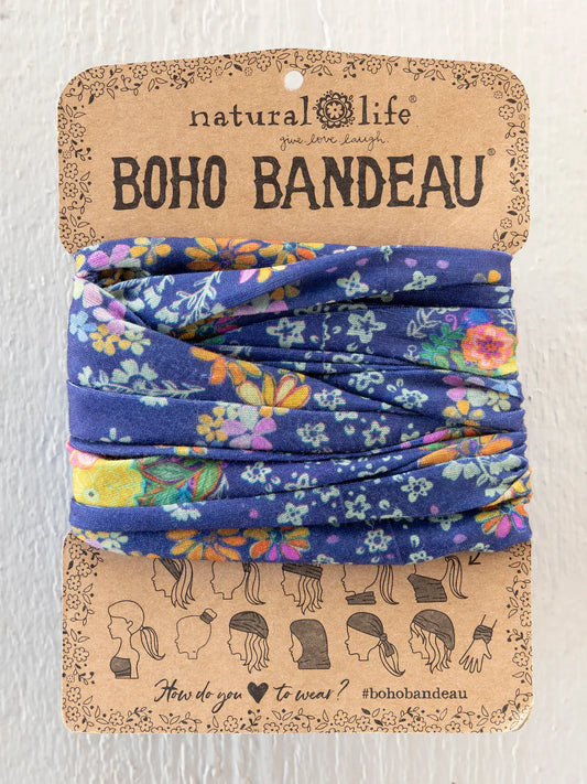 Tropic Bandana Navy Boho Bandeau