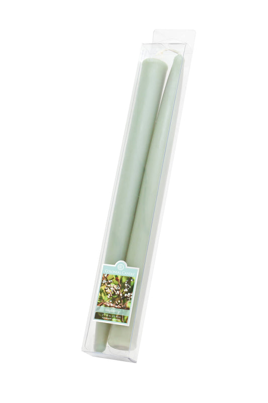 Colonial Candle Scented Taper Candle 10in Bayberry, 2 Pack