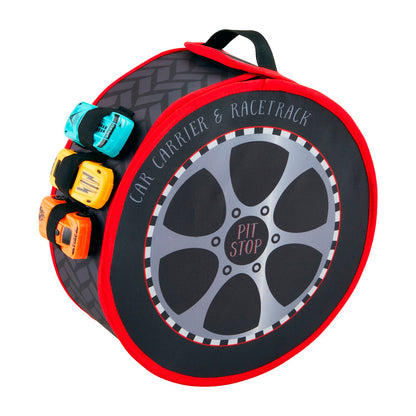 Race Car Carrier and Race Track