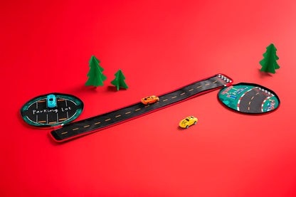Race Car Carrier and Race Track