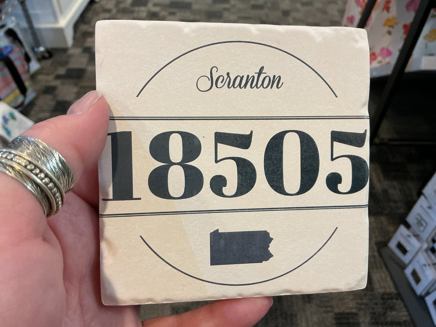 Custom Zip Code Tipsy Coasters