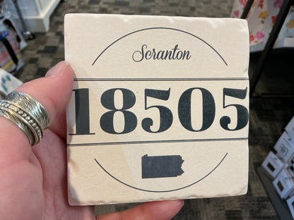 Custom Zip Code Tipsy Coasters