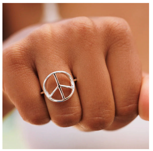 Peace Sign Ring by Pura Vida