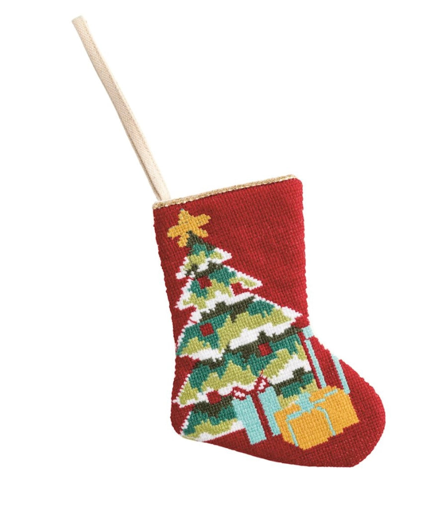 Needlepoint Stocking Ornaments