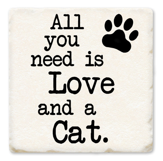 Love and a Cat Coaster