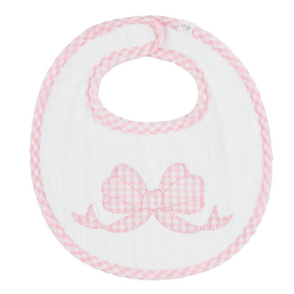 Pink Baby Bibs, appliqué