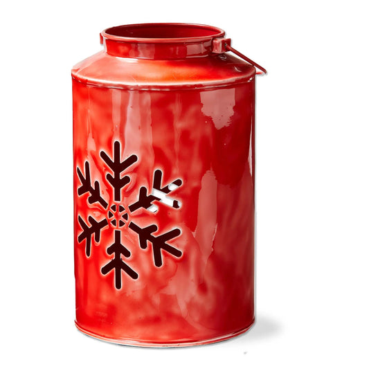 Snowflake Enamel Lantern