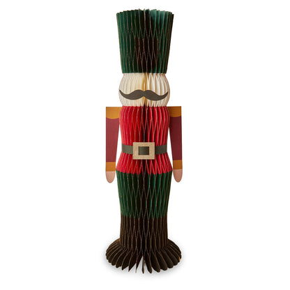 Honeycomb Paper Nutcracker Decor