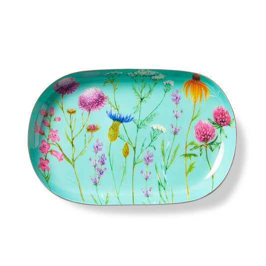 Wildflower Metal Trinket Dish