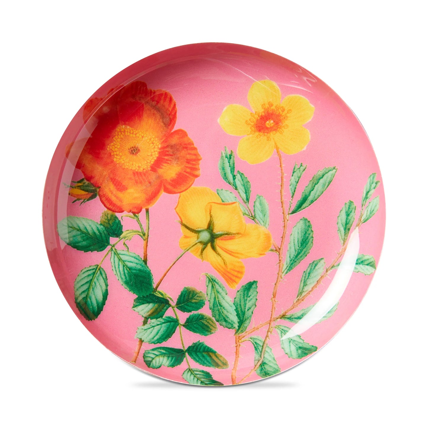 Metal Flower Trinket Dish
