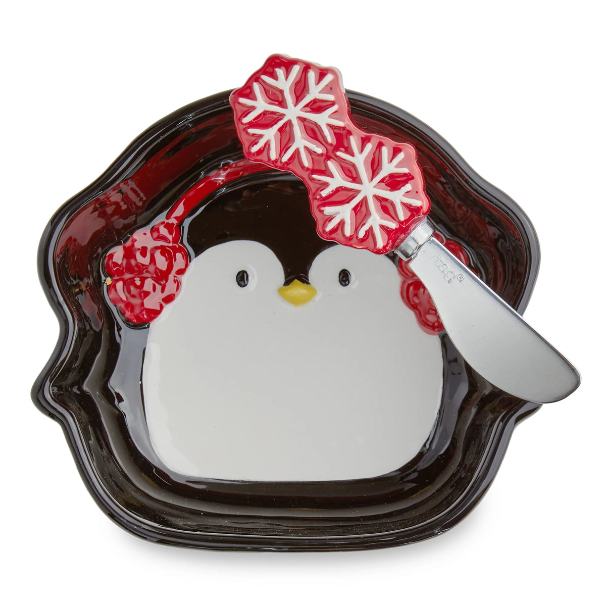 Penguin Bowl and Spreader set of 2